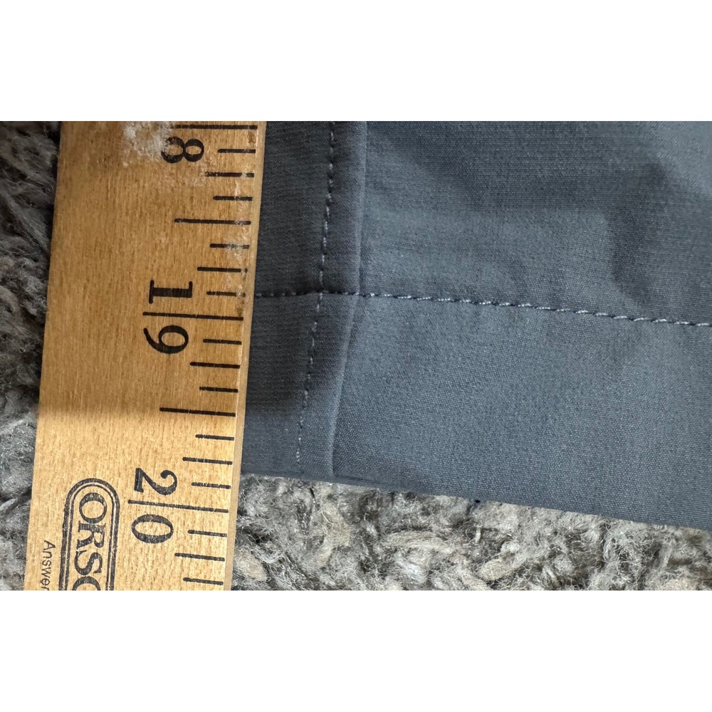 American Eagle Men Street Grey Chino Golf Shorts Size 42 Zip Pockets Flat Front - Picture 7 of 14